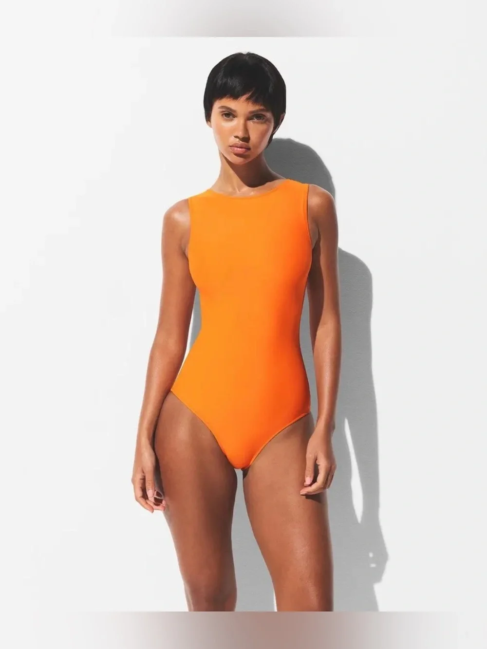 Skims Signature Swim High Neck One Piece - Small NWT